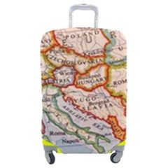 Map Europe Globe Countries States Luggage Cover (medium) by Ndabl3x