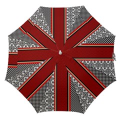 Background Damask Red Black Straight Umbrellas by Ndabl3x