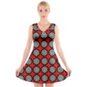 Dart Board Target Game V-Neck Sleeveless Dress View1