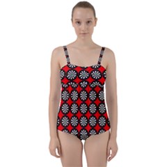 Dart Board Target Game Twist Front Tankini Set by Ndabl3x