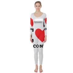 I Love Coconut Long Sleeve Catsuit by ilovewhateva