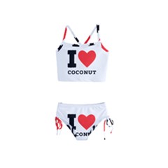 I Love Coconut Girls  Tankini Swimsuit by ilovewhateva