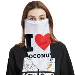 I Love Coconut Face Covering Bandana (triangle) by ilovewhateva