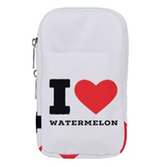 I Love Watermelon  Waist Pouch (small) by ilovewhateva