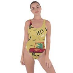 Childish-seamless-pattern-with-dino-driver Bring Sexy Back Swimsuit by Vaneshart