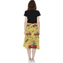 Childish-seamless-pattern-with-dino-driver Frill Hi Low Chiffon Skirt View2