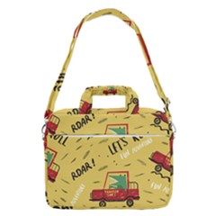 Childish-seamless-pattern-with-dino-driver Macbook Pro 13  Shoulder Laptop Bag 