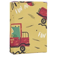 Childish-seamless-pattern-with-dino-driver Playing Cards Single Design (rectangle) With Custom Box