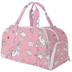 Cute-unicorn-seamless-pattern Burner Gym Duffel Bag by Vaneshart