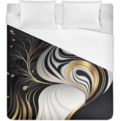 Pattern Gold Marble Duvet Cover (king Size)