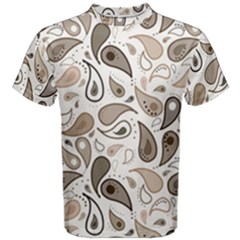 Paisley Pattern Background Graphic Men s Cotton Tee by Vaneshop