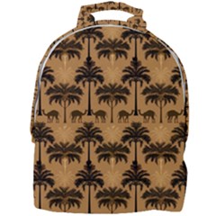 Camel Palm Tree Mini Full Print Backpack