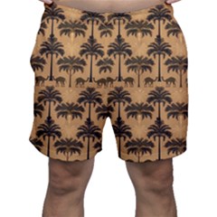 Camel Palm Tree Men s Shorts by Vaneshop