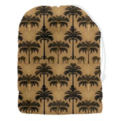 Camel Palm Tree Drawstring Pouch (3xl)