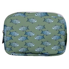 Fishes Pattern Background Theme Make Up Pouch (small) by Vaneshop
