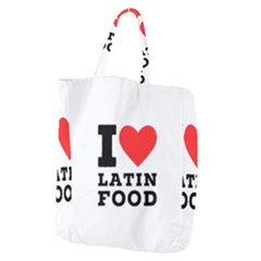 I Love Latin Food Giant Grocery Tote by ilovewhateva