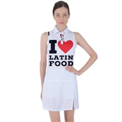 I Love Latin Food Women s Sleeveless Polo Tee by ilovewhateva