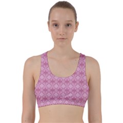 Pattern Print Floral Geometric Back Weave Sports Bra