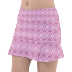 Pattern Print Floral Geometric Classic Tennis Skirt