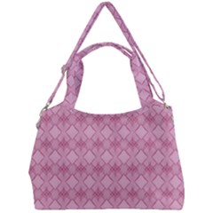 Pattern Print Floral Geometric Double Compartment Shoulder Bag