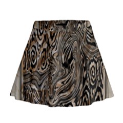 Zebra Abstract Background Mini Flare Skirt by Vaneshop