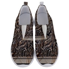 Zebra Abstract Background No Lace Lightweight Shoes