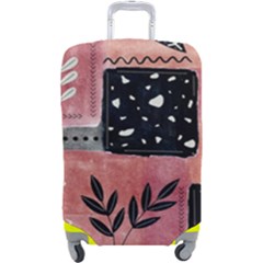 Floral Wall Art Luggage Cover (large) by Vaneshop