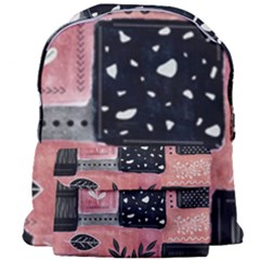 Floral Wall Art Giant Full Print Backpack by Vaneshop