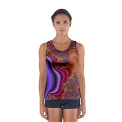 Colorful Piece Abstract Sport Tank Top  by Vaneshop