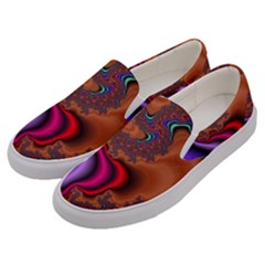 Colorful Piece Abstract Men s Canvas Slip Ons