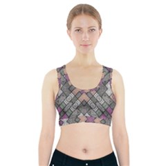 Mandala Decoration Floral Flower Sports Bra With Pocket by Vaneshop