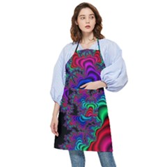 Abstract Piece Color Pocket Apron by Vaneshop