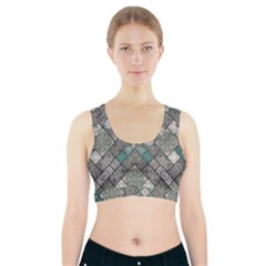 Mandala Decoration Flora Floral Flower Sports Bra With Pocket by Vaneshop