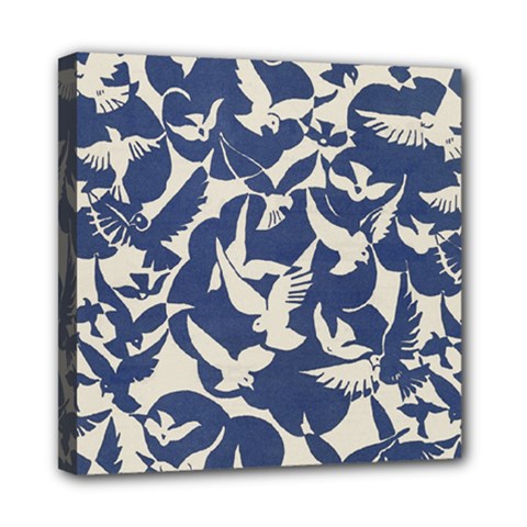 Bird Animal Animal Background Mini Canvas 8  x 8  (Stretched)