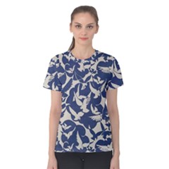 Bird Animal Animal Background Women s Cotton Tee