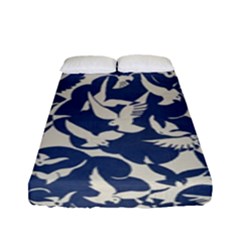 Bird Animal Animal Background Fitted Sheet (Full/ Double Size)