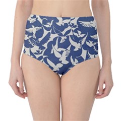 Bird Animal Animal Background Classic High-Waist Bikini Bottoms