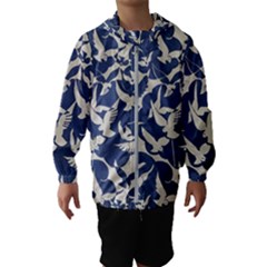 Bird Animal Animal Background Kids  Hooded Windbreaker