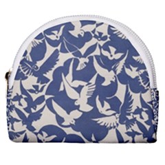 Bird Animal Animal Background Horseshoe Style Canvas Pouch by Vaneshop