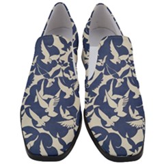 Bird Animal Animal Background Women Slip On Heel Loafers