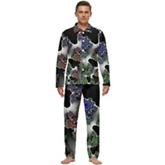 Piece Graphic Men s Long Sleeve Velvet Pocket Pajamas Set by Vaneshop