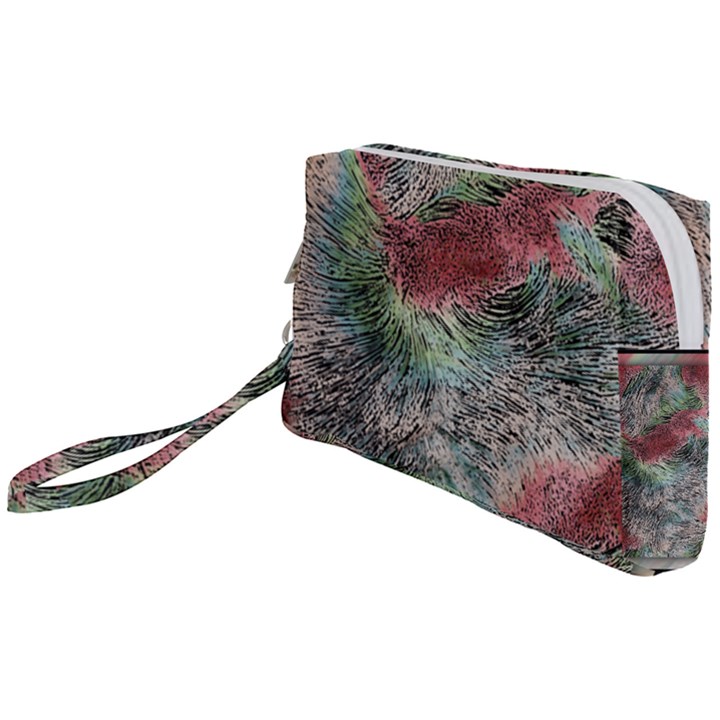 Design Pattern Scarf Gradient Wristlet Pouch Bag (Small)