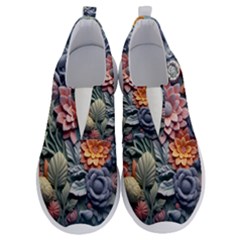 3d Flower Bloom Embossed Pattern No Lace Lightweight Shoes by Vaneshop