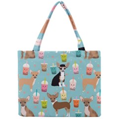 Chihuahua Bubble Kawaii Boba Tea Cute Dog Mini Tote Bag by Wav3s