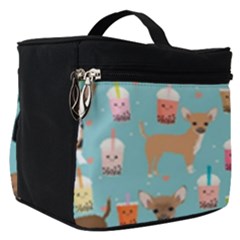 Chihuahua Bubble Kawaii Boba Tea Cute Dog Make Up Travel Bag (small) by Wav3s