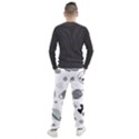 Panda Floating In Space And Star Men s Jogger Sweatpants View2