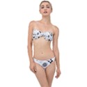 Panda Floating In Space And Star Classic Bandeau Bikini Set View1