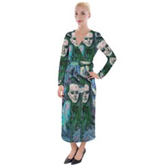 Alphonse Woman Velvet Maxi Wrap Dress by MRNStudios