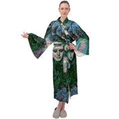 Alphonse Woman Maxi Velvet Kimono by MRNStudios