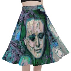 Alphonse Woman A-line Full Circle Midi Skirt With Pocket by MRNStudios